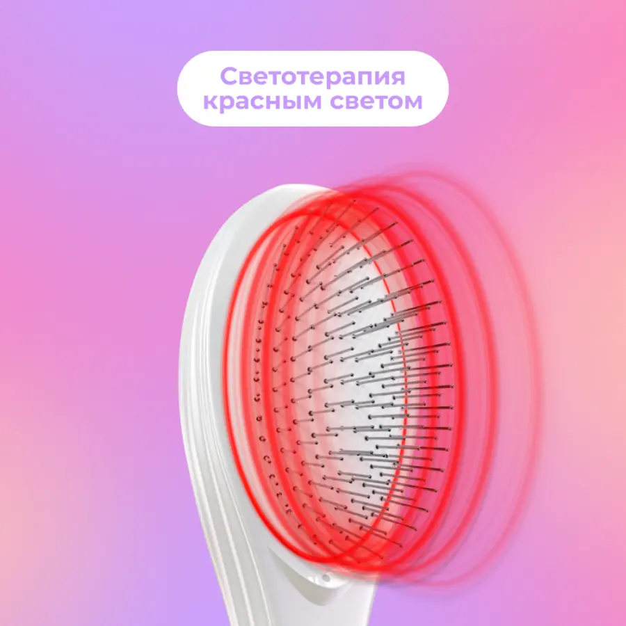 Массажная расческа с миостимуляцией Yamaguchi EMS Hair Brush